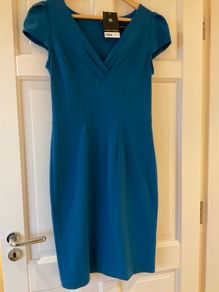 Beautiful brand new Dress Dorothy Perkins Petrol blue Uk 12