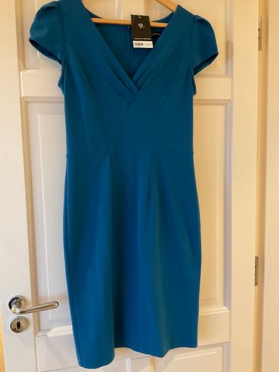 Beautiful brand new Dress Dorothy Perkins Petrol blue Uk 12