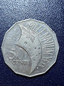 Australia 50 cent coin # Millennium