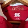 British and Irish Lions Jersey. Official Canterbury Home Jersey In Youths Age 14 Years.  Collect In Dublin Or Receive Via Post. Image 3