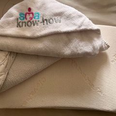 Clevamamma toddler pillow and baby towels