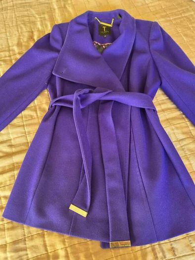 TED Baker purple coat excellent condition