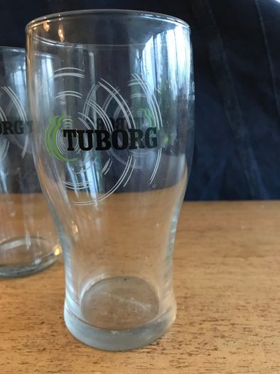 Two Tuborg Pint glasses