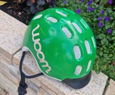 woom bicycle helmet green size s