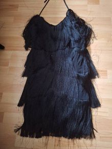 Dress/Boohoo Halter Neck Tassel Dress ..Final Price Drop