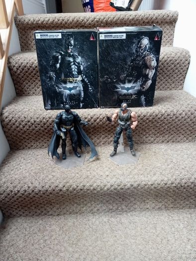 Playarts Batman and Bane Dark Knight