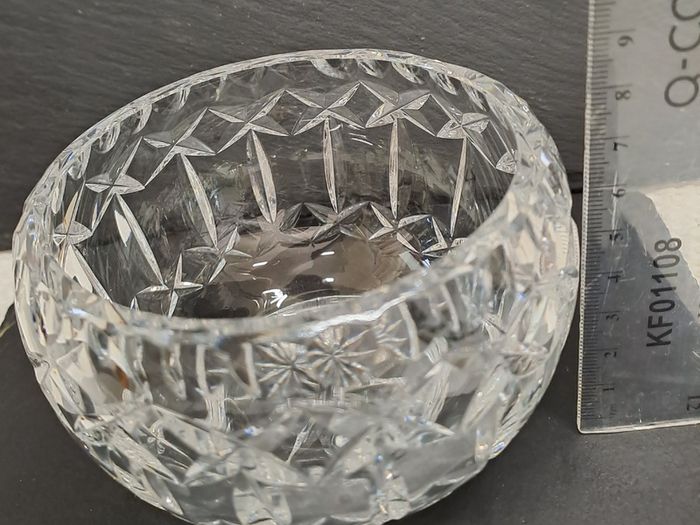 Crystal milk jug and sugar bowl