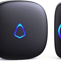 Plug in Waterproof Battery Operated Cordless Doorbell Operating at 1,000 Feet Long Range with 58 Chimes 5 Volume Levels LED Light Easy Install for Home, School (FREE SHIPPING)