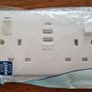 3 usb socket, two white, one sliver New Image 3