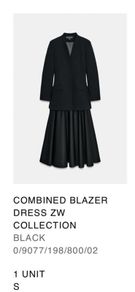 Zara Combined Blazer Dress