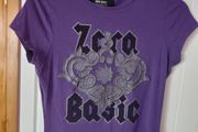 Zara Basic Purple T-Shirt