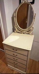 Vintage Style Vanity Unit with Mirror
