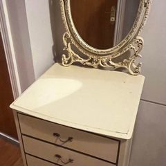 Vintage Style Vanity Unit with Mirror