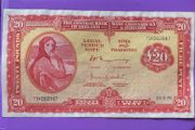 Irish twenty pound note