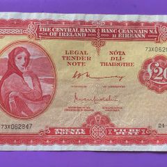 Irish twenty pound note
