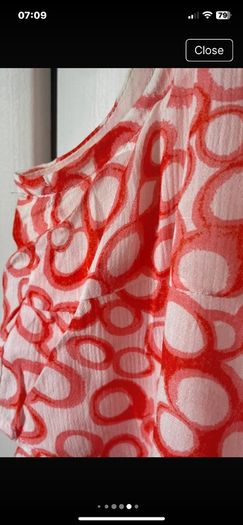 dress Jensen brand size 12 coral & white dress size 12