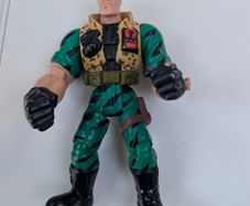 1998 Hasbro Small Soldiers Major Chip Hazard Action Figure Dreamworks & UCS 7IN