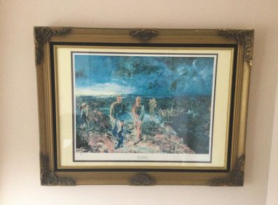 Art - Large Coloured Print ( Jack B. Yeats) ( Reduced)