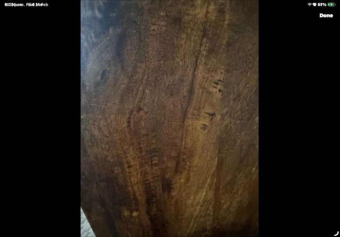 Solid wood chair very heavy