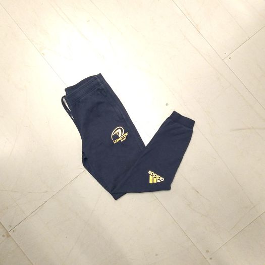 FREE POST Leinster (S) Rugby Joggers adidas Tracksuit Bottoms Pants Trousers Navy Dublin Small