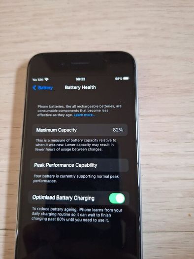 Apple iPhone 6s - 32GB - [Silver] - Unlocked - 82% Battery Health