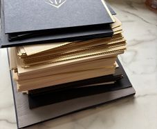 Bundle of communion / conformation photo cards and one roll of photo paper