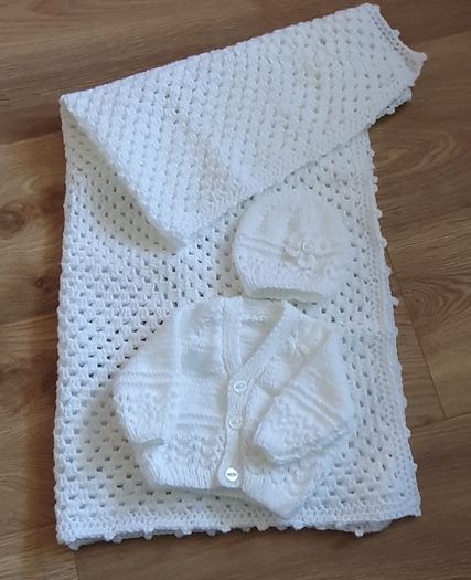 Handknit Baby Cardigans and Blankets