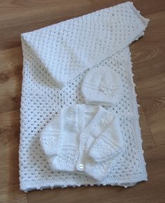 Handknit Baby Cardigans and Blankets