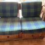 Sofa with wooden drawers Image 2