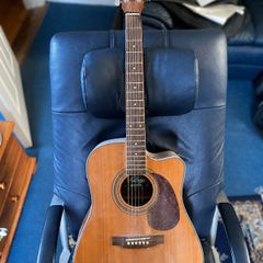 Vintage Electro-Acoustic Cutaway Guitar with EQ-505R Preamp