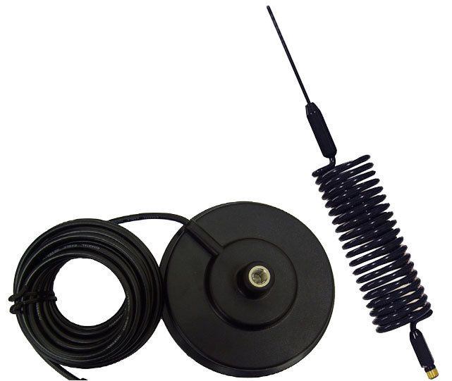Mini Springer Mobile CB Antenna Plus AM-1035 Mag Mount