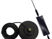 Mini Springer Mobile CB Antenna Plus AM-1035 Mag Mount