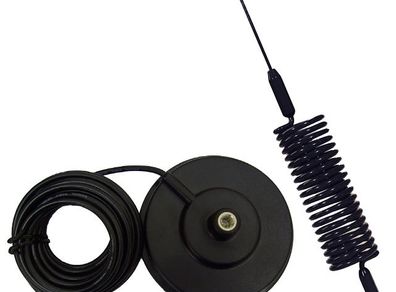 Mini Springer Mobile CB Antenna Plus AM-1035 Mag Mount