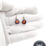 Heathergems Sterling Silver Earrings & Natural Heather In Original Box Image 7