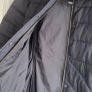 BARBOUR Charcoal Black Quilted Belted Jacket with Detachable  Luxurious Faux Fur Hood Sz 12 UK - Rrp 260 (New) Image 6