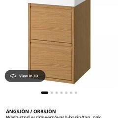 IKEA vanity unit with sink and plumbing, brand new