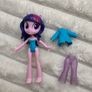 My Little Pony Equestria Girls Fashion Squad Twilight Sparkle Doll approx. 9 cm. Used Please see photos Image 2