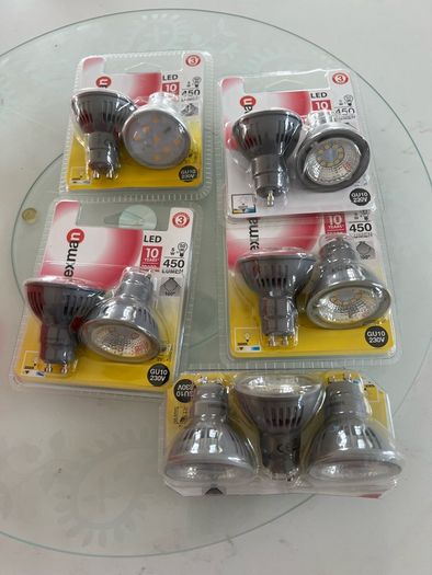 High Quality light bulbs Bundle   LED   GU 10. Candle and more . All new