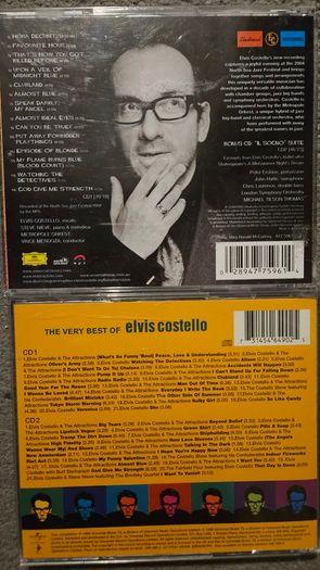 Elvis Costello CD Collection: Live With The Metropole Orkest - My Flame Burns Blue. 2 CD / The Very Best Of.