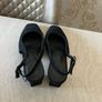 M&S slingback suede shoes size 4 . New Image 3
