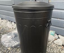 Metal Bin with Lid