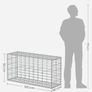 DIY  Gabion baskets (x 10) FREE P&P Image 6