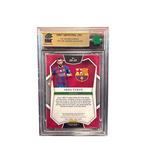 9.5 Gem Mnt 2016-17 Panini Select Select Swatches Green /5 #ss-at Arda Turan