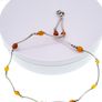 Vintage Natural Honeycomb And Baltic Amber Sterling Silver Necklace Image 6
