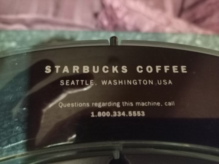 STARBUCKS Barista Zia Coffee machine