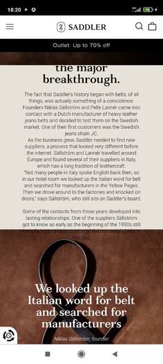 Luxury hand crafted leather belt