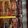 Chrome, Wood and Tempered Glass Coffee Table and matching nest of 3 side tables Image 9