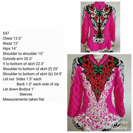 Irish dancing dress