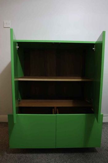 Vintage-Style IKEA STOCKHOLM Green Cabinet  2013 Collection