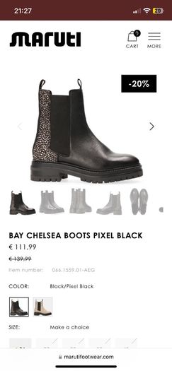 Leather chunky Chelsea boot